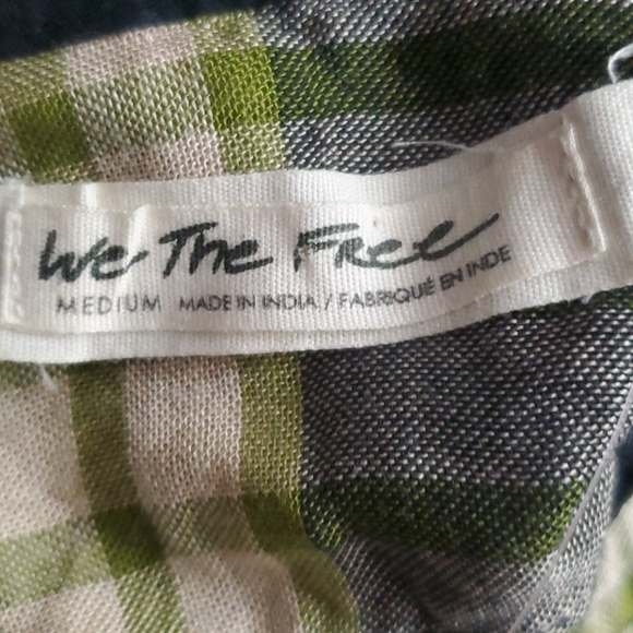 Free People Pacific Dawn drawstring plaid top - Picture 10 of 10